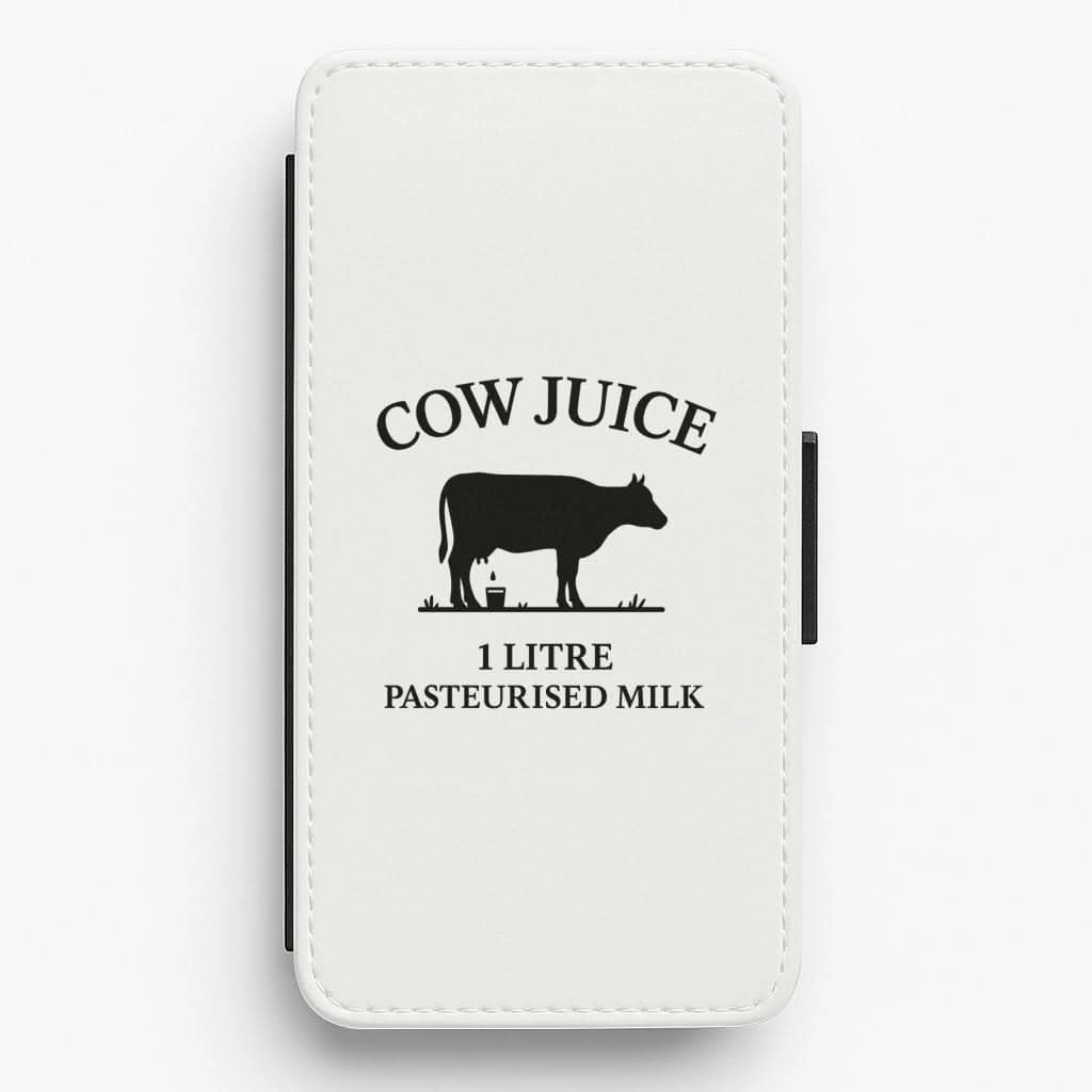 Cow Juice Flip / Wallet Phone Case Screen Bumper