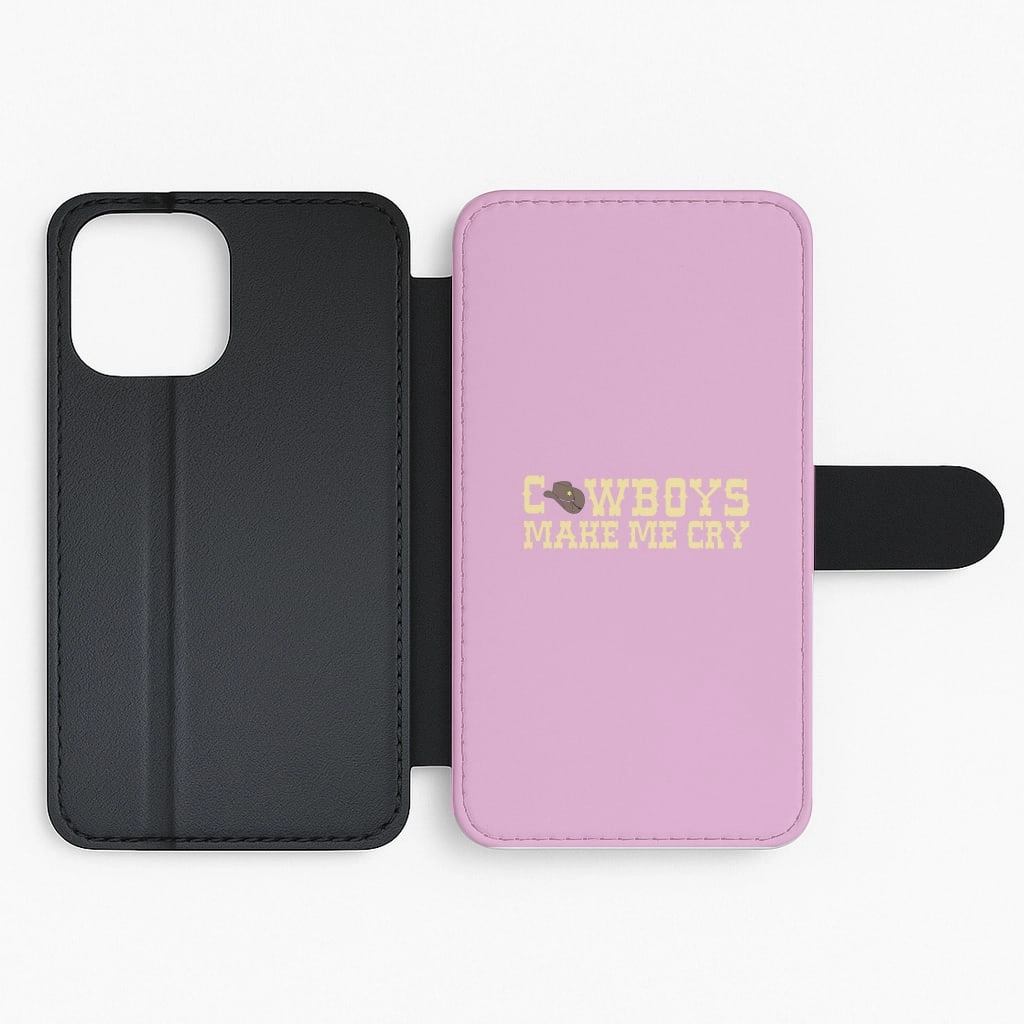 Protective Craft professional accessory Cowboys Make Me Cry - Post Flip / Wallet Phone Case