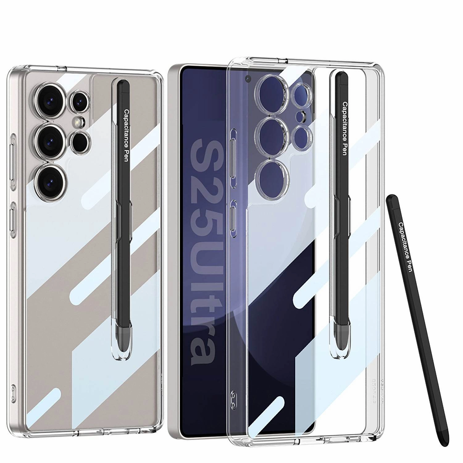 Crystal Shield High Transparency Pen Holder Case - Samsung Protective Layering