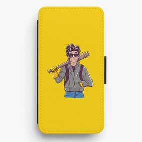 Dad Steve Harrington - Stranger Things Flip Wallet Phone Case Creative Texture Premium Style