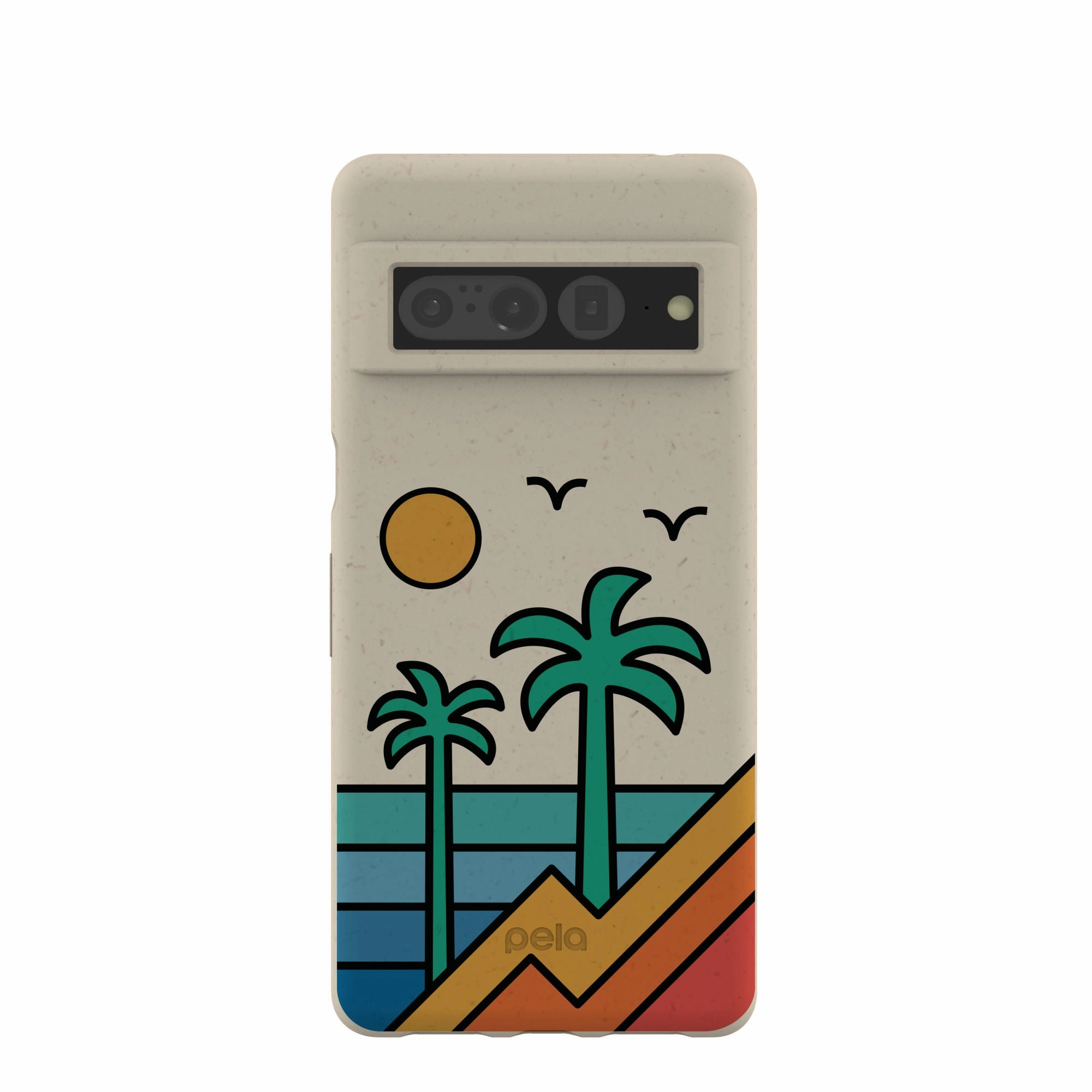 London Fog Greetings From Paradise Google Pixel 7 Pro Case Subtle design Reusable Material