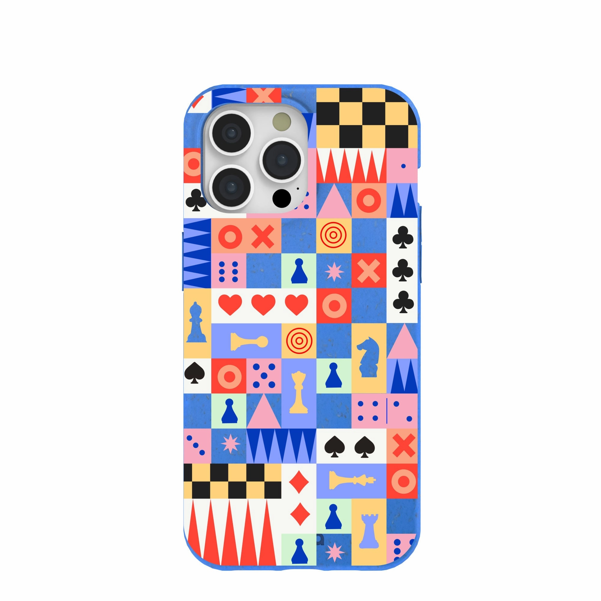 Electric Blue Playful Palette iPhone 15 Pro Max Case Refined Craftsmanship