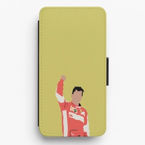 Vettel - F1 Flip / Wallet Phone Case Trendy Detailing Marble Pattern