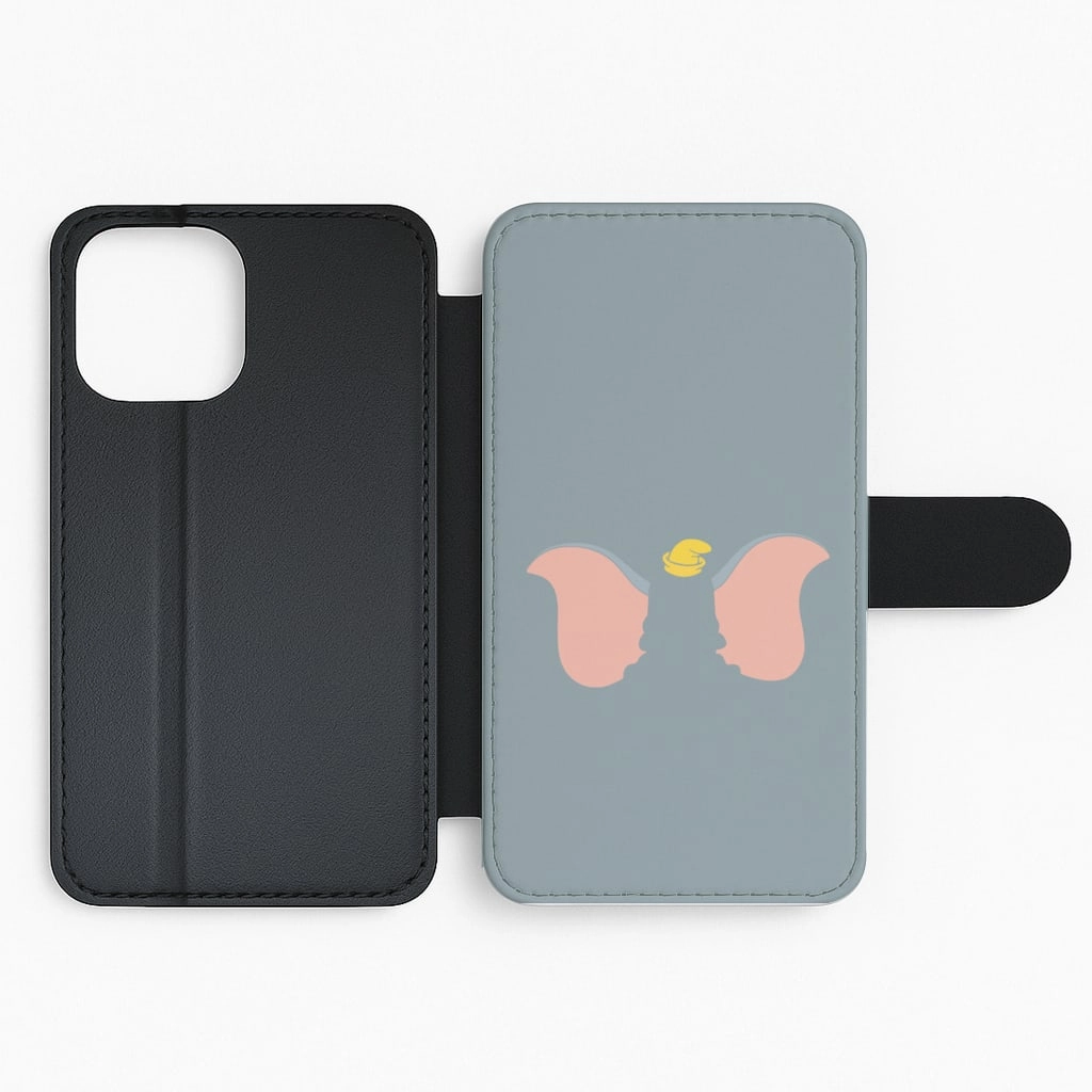 Stylish Edge Luxury Accent Dumbo Flip / Wallet Phone Case