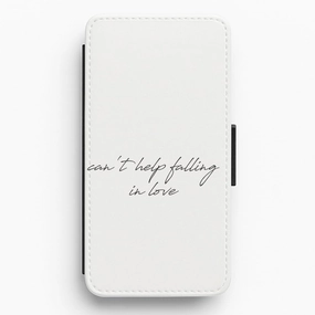 Can't Help Falling In Love Flip / Wallet Phone Case Portable Protection Scratchproof Surface