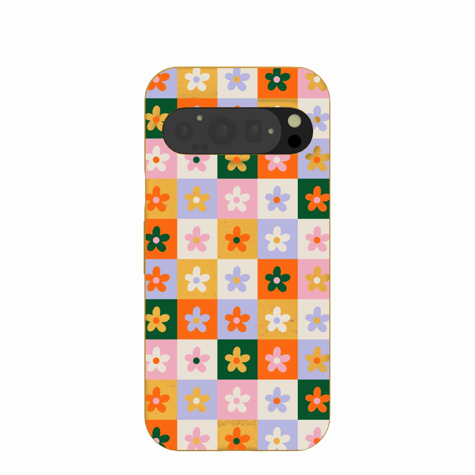 Compact Feel Recyclable Material Honey Flower Tiles Google Pixel 9/9 Pro Case