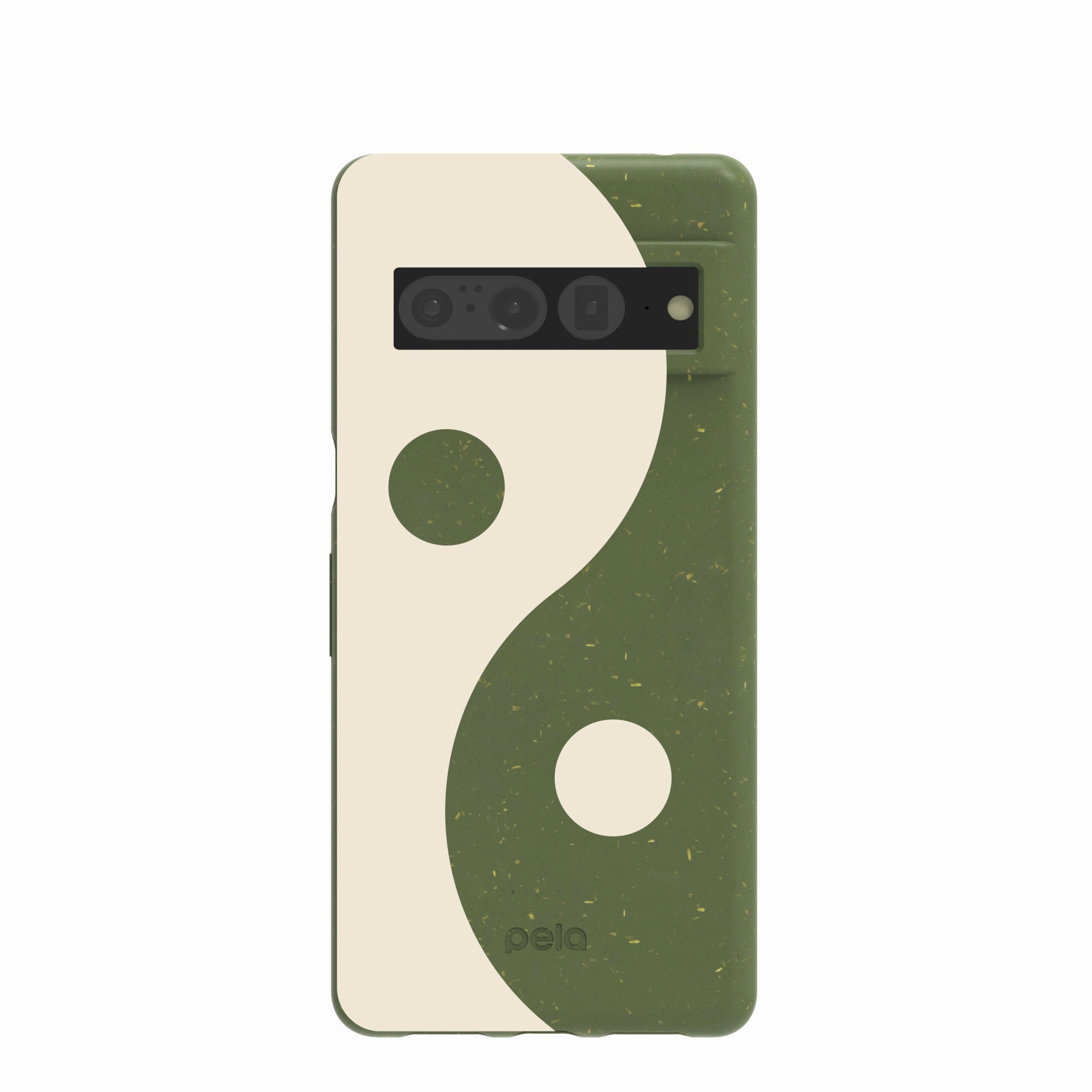 Trendy Texture Finish Forest Floor Yin Yang Google Pixel 7 Pro Case