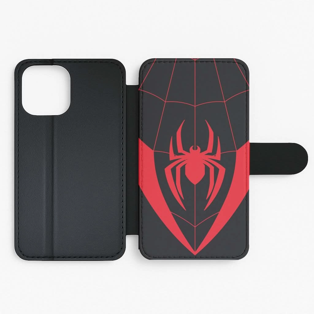 Red And Black Spider Costume  Flip / Wallet Phone Case Modern feature