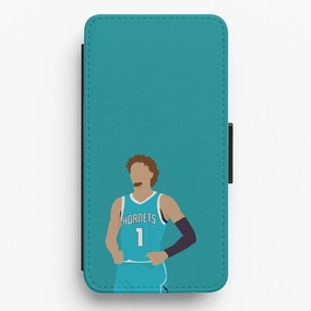 Lamelo - Basketball Flip / Wallet Phone Case Modern Texture Look