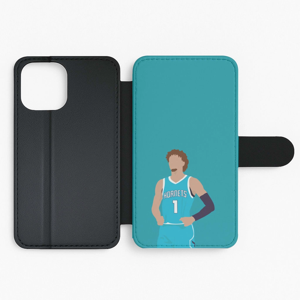 Sleek Finish Ergonomic Shape Lamelo - Basketball Flip / Wallet Phone Case
