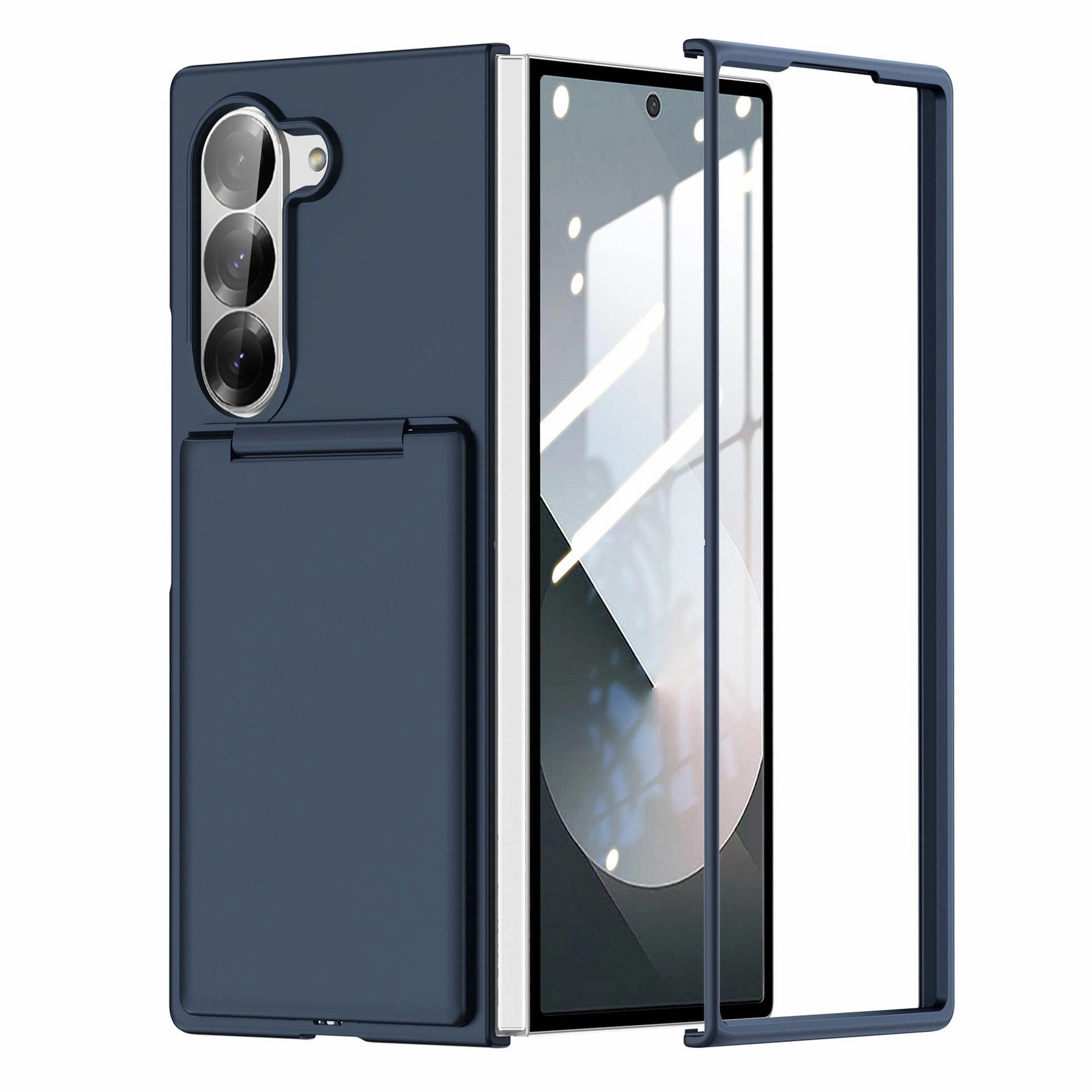 Galaxy Z Fold6 Flex Wallet Folding Bracket Case Smooth Shape Stylish Edge