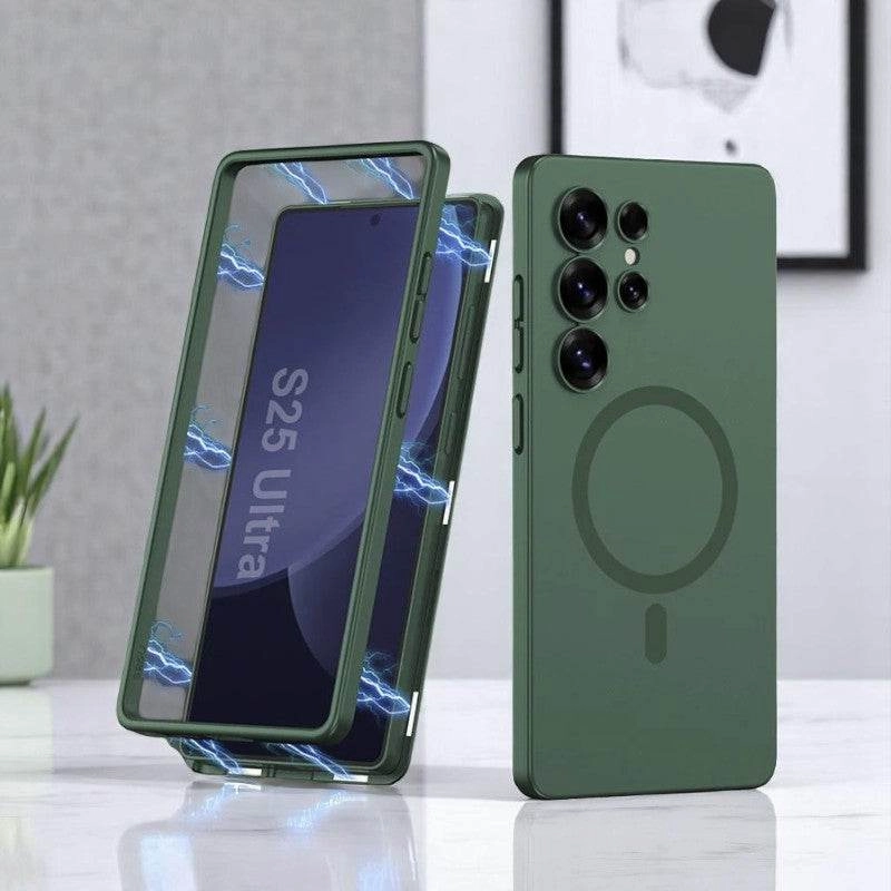 Edge Guard Frosted Dual Magnetic Case - Samsung Subtle Touch Glossy Finish Look