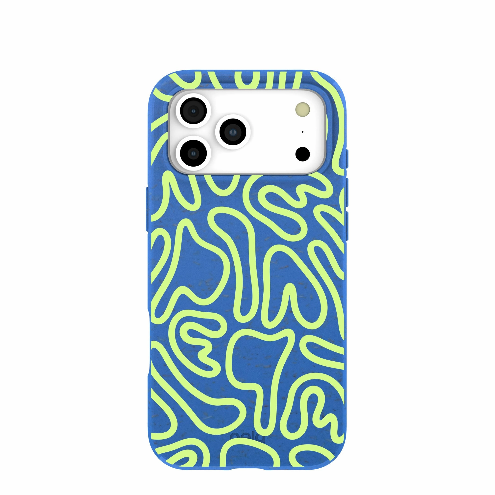 Smooth Texture Pattern Matte Texture Surface Electric Blue Dizzy Dreams iPhone 17 Pro Max Case