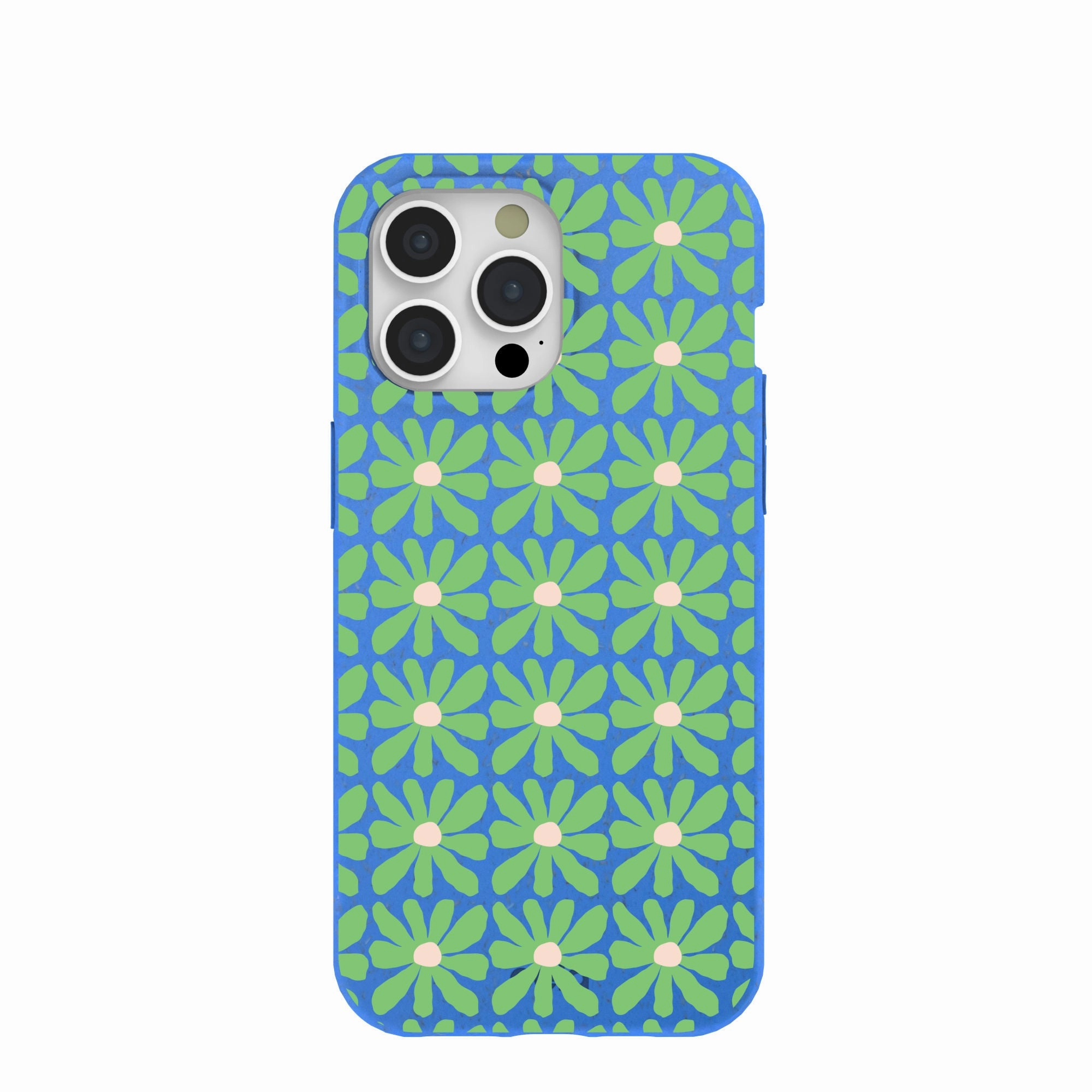 Elegant Pattern Electric Blue Flower Child iPhone 15 Pro Max Case