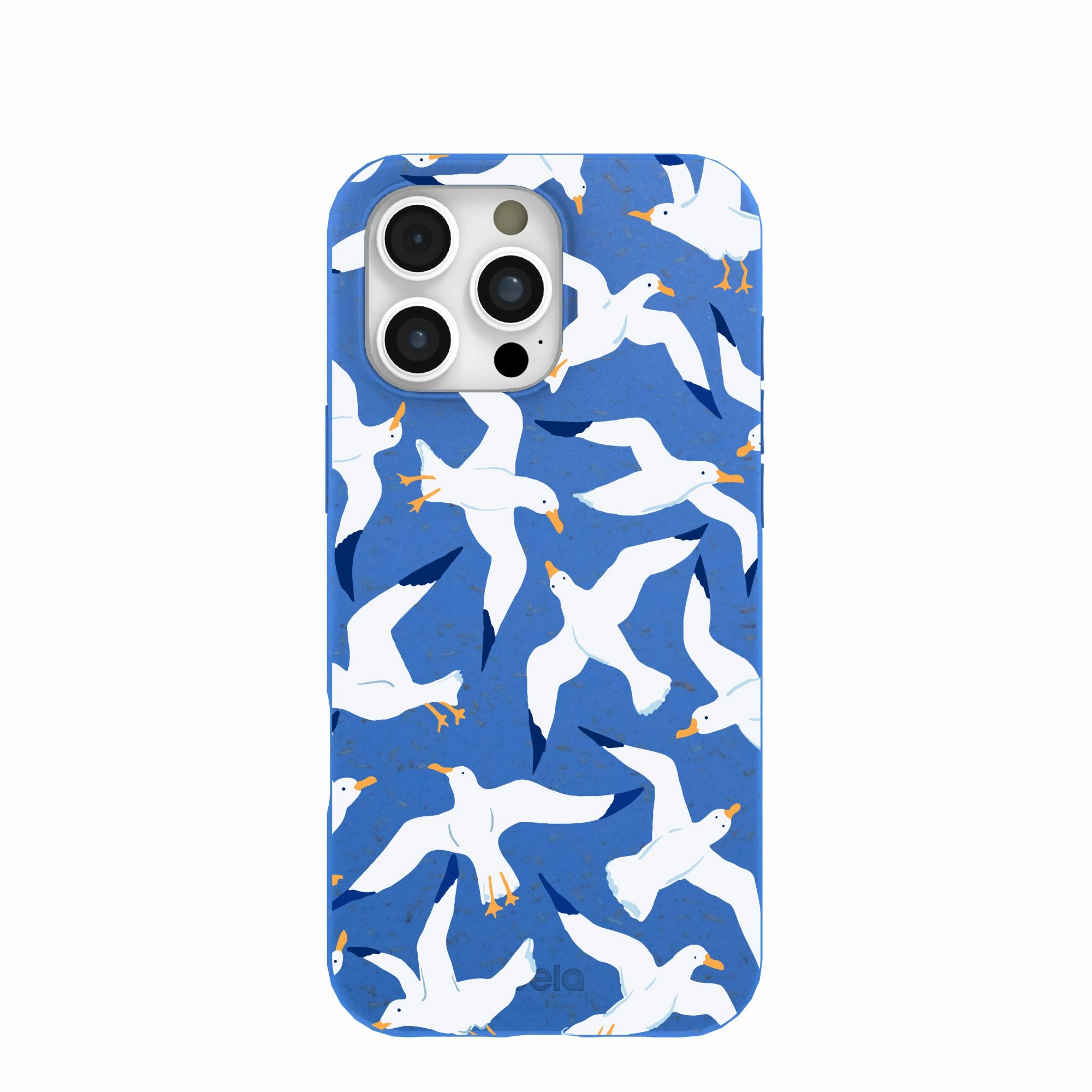 Daily Style Electric Blue Seagulls iPhone 16 Pro Max Case
