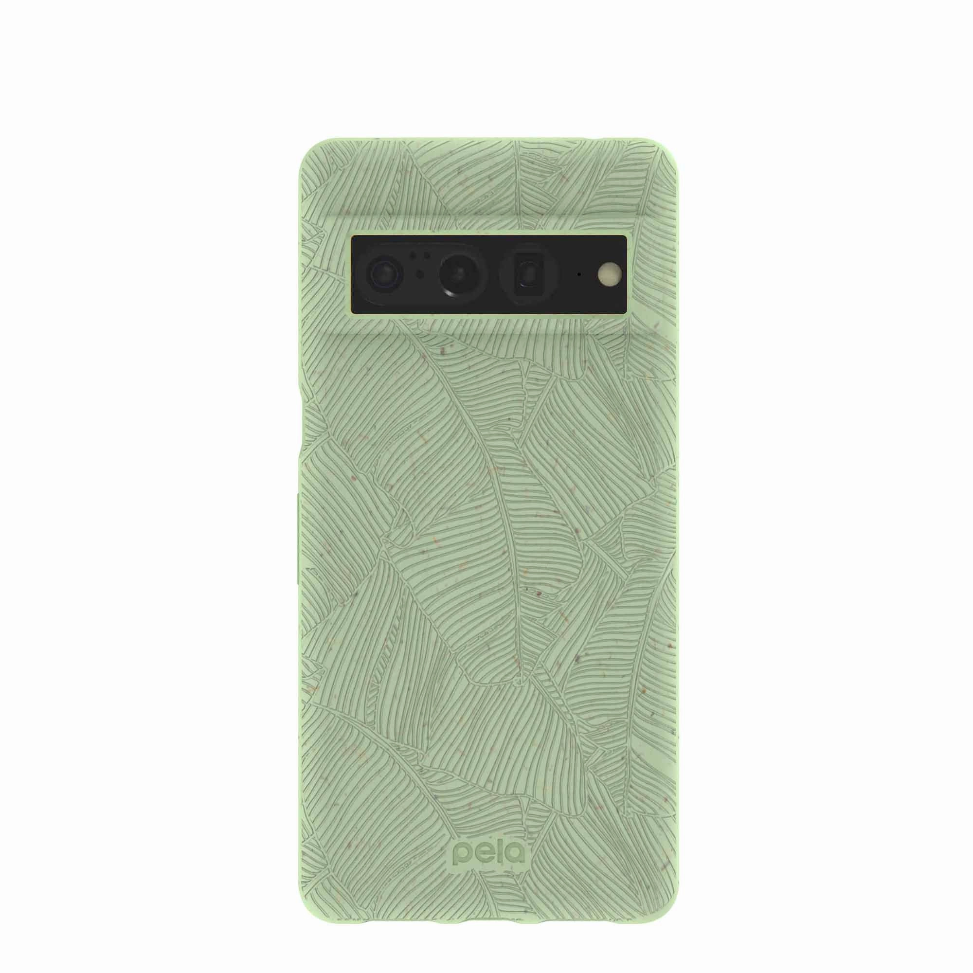 Refined Shield Smooth Form Sage Green Lushy Leaves Google Pixel 7 Pro Case