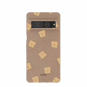 Chocolate Brown Mini Toast Google Pixel 7 Pro Case Classic Grip Handheld device