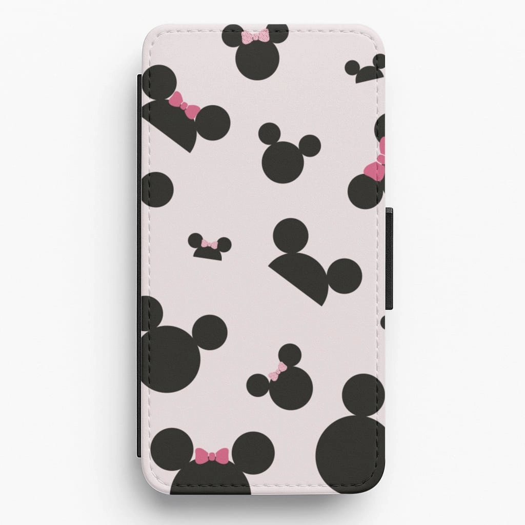 Sleek Appearance Mice Hats Flip / Wallet Phone Case
