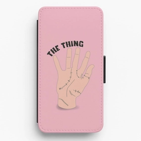 Creative Design The Thing Wednesday Flip / Wallet Phone Case