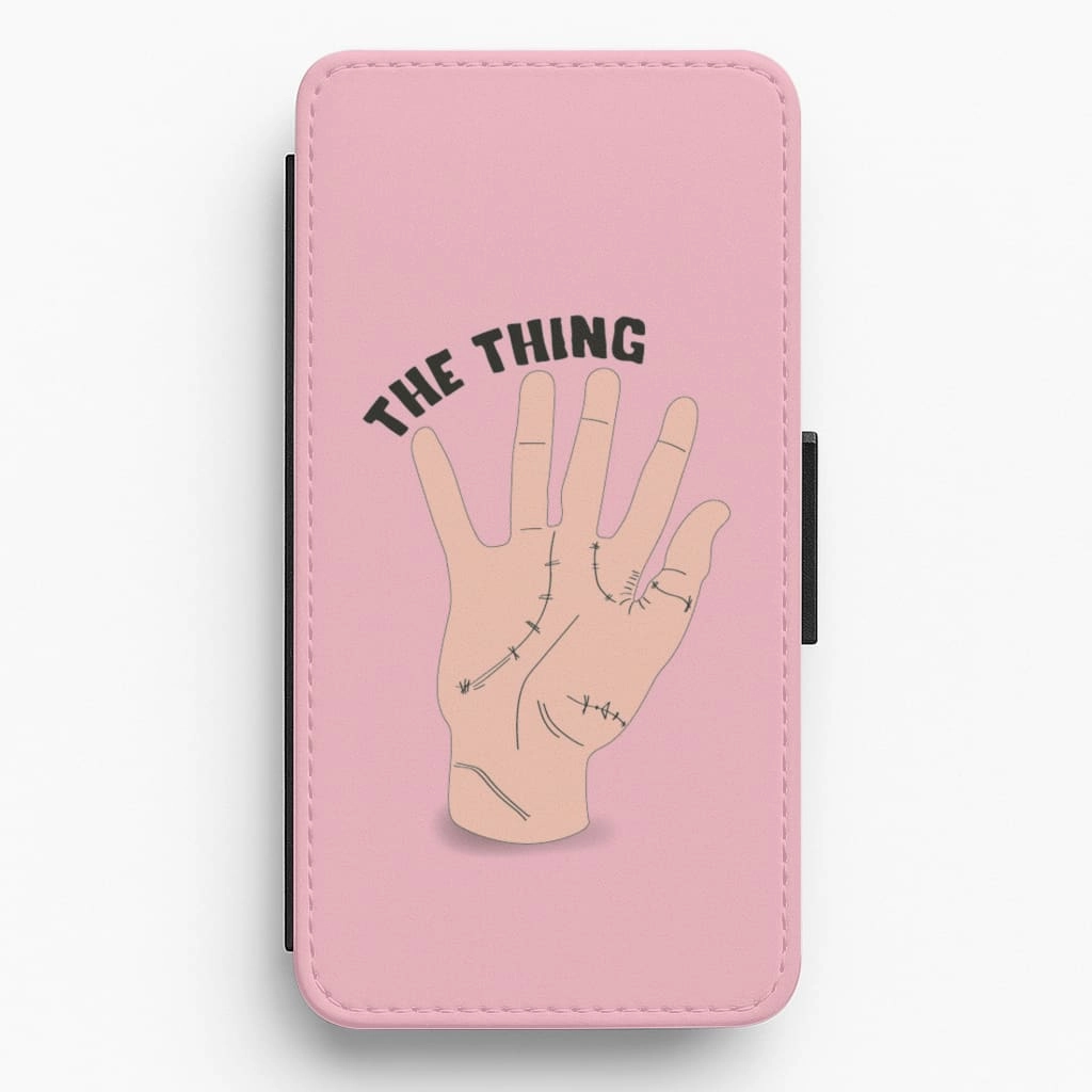 Creative Design The Thing Wednesday Flip / Wallet Phone Case