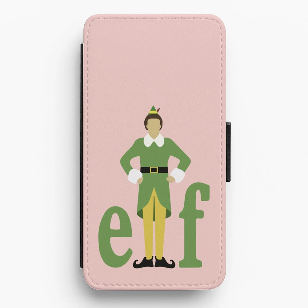 Modern Edge Layer Gloss Layer Finish Elf Logo Flip / Wallet Phone Case