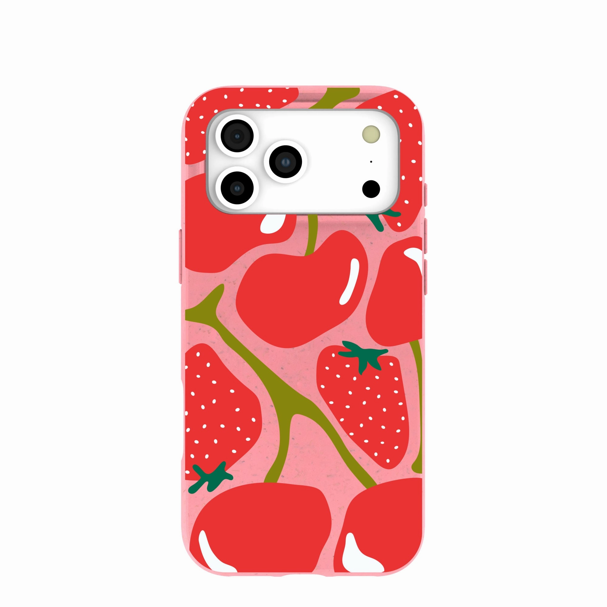 Bubblegum Pink Cherry Berry iPhone 17 Pro Max Case Slim Feel