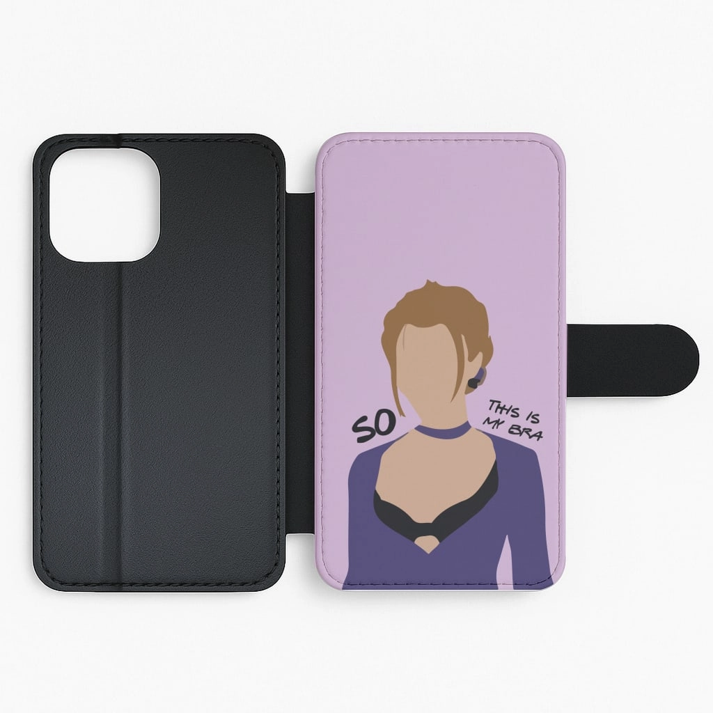 Hand Friendly So This Is My Bra - Friends Flip / Wallet Phone Case
