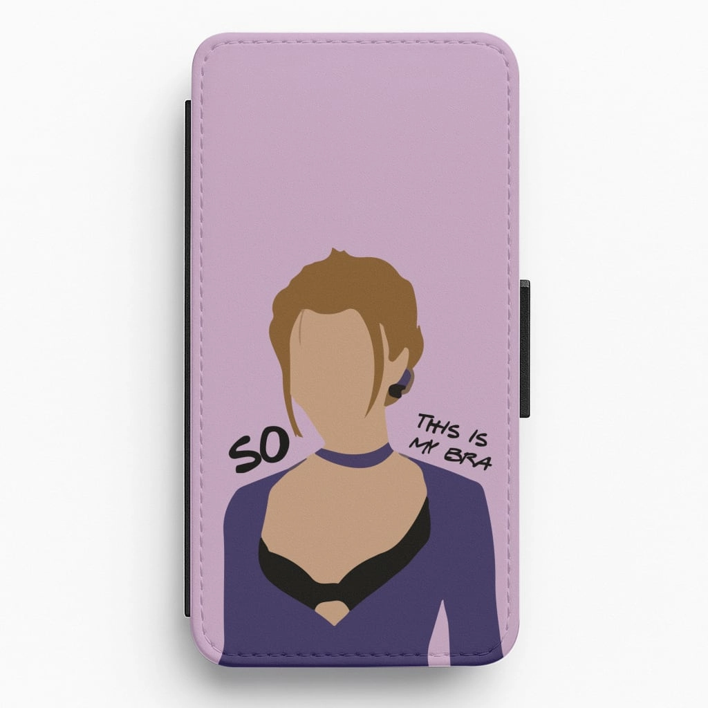 So This Is My Bra - Friends Flip / Wallet Phone Case Soft Layer Texture