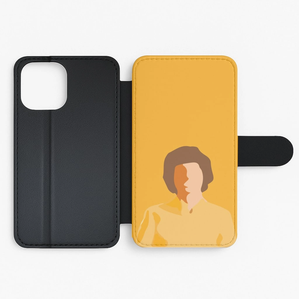 Shock Cushion Smooth Form Faceless Mike - Stranger Things Flip / Wallet Phone Case