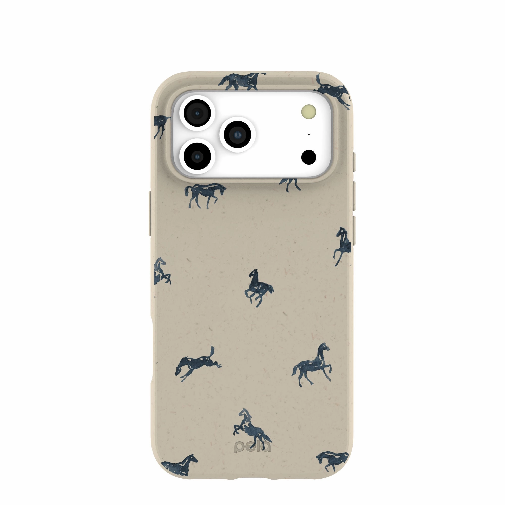 Patterned Design London Fog Mini Horses iPhone 17 Pro Max Case