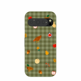 Minimal Edge Design Forest Floor Harvest Folk Google Pixel 9/9 Pro Case