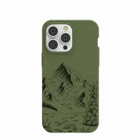 Premium Texture Design Soft Pattern Layer Forest Floor Line Ridge iPhone 14 Pro Max Case