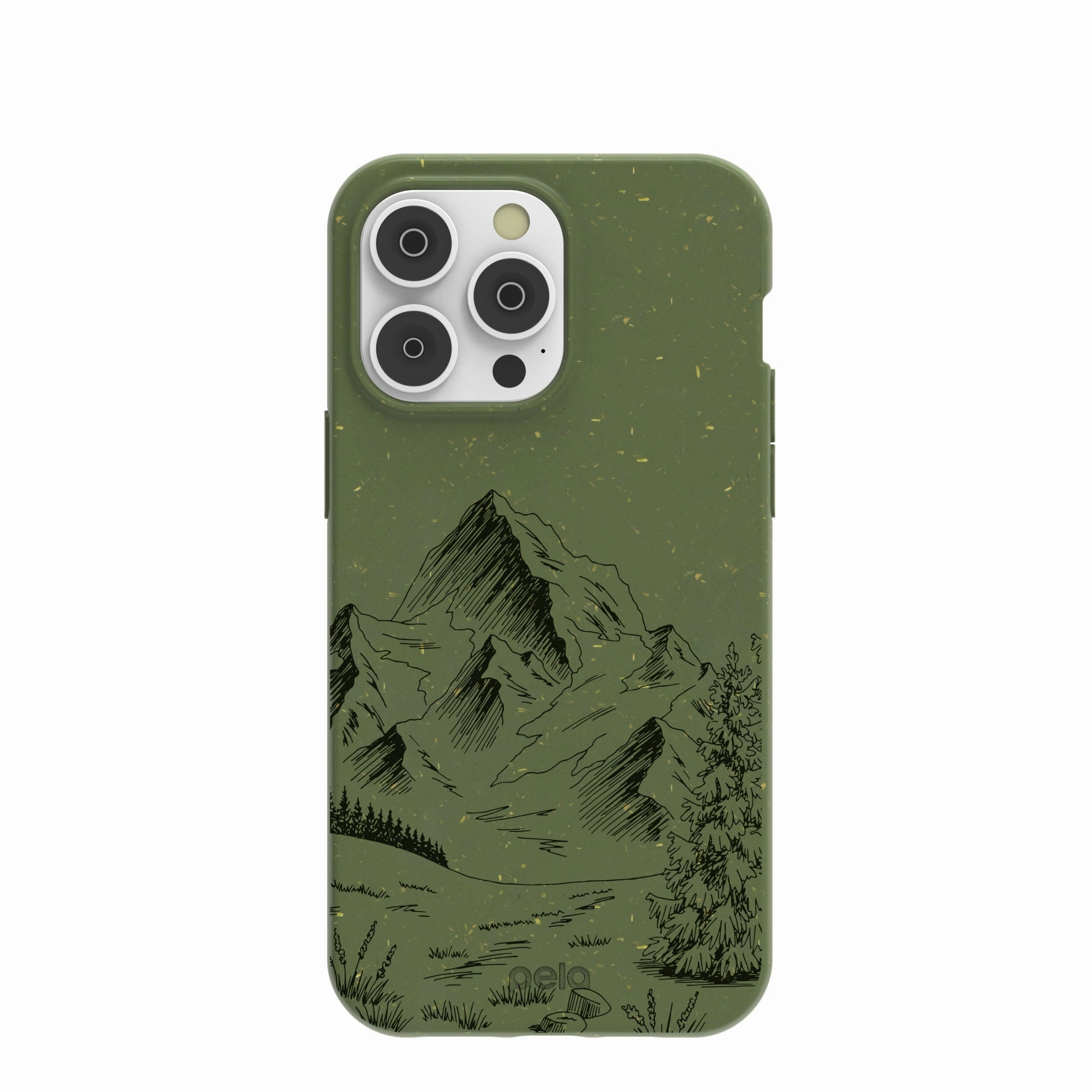 Premium Texture Design Soft Pattern Layer Forest Floor Line Ridge iPhone 14 Pro Max Case