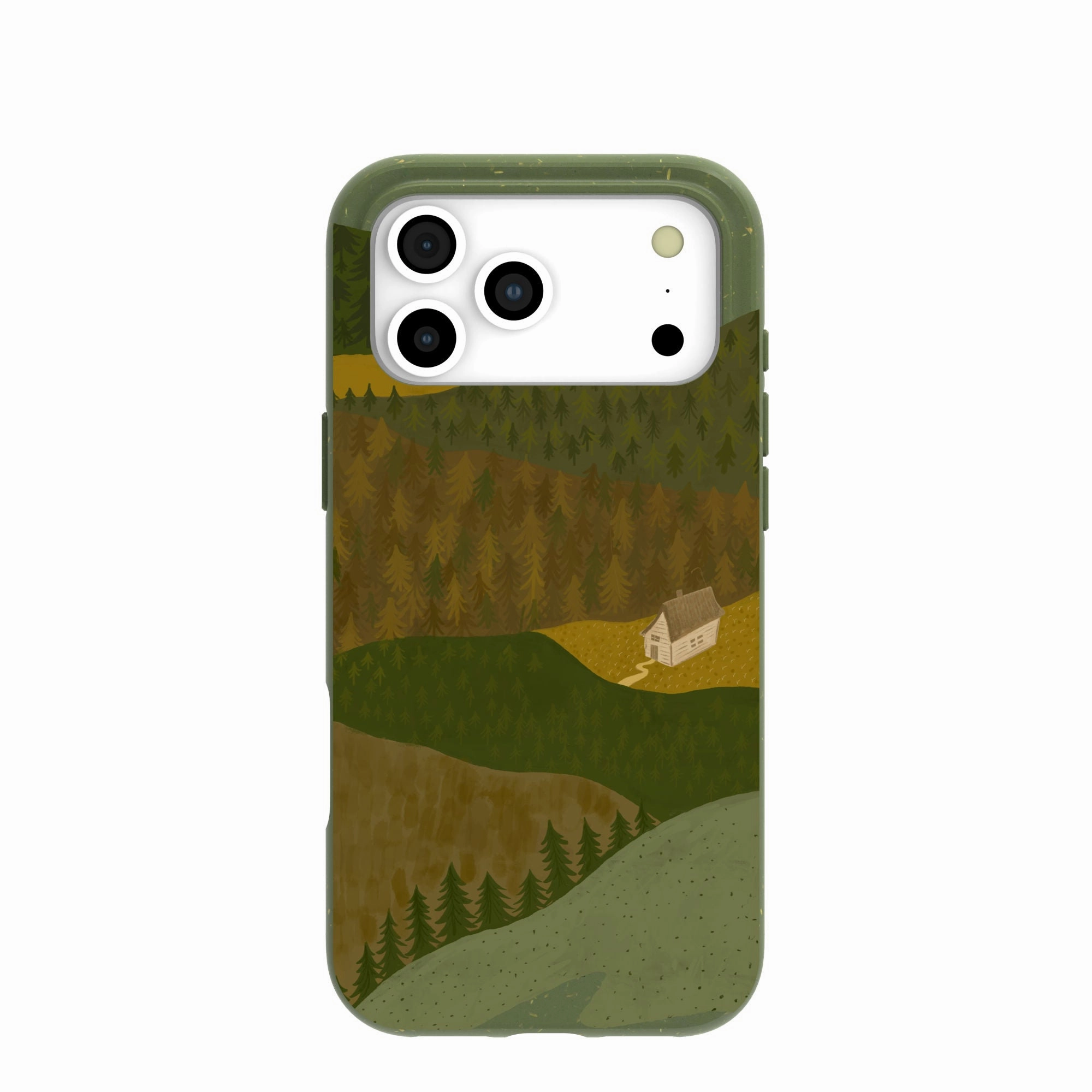Luxury Look Comfort Texture Layer Forest Floor Mountain Nest iPhone 17 Pro Max Case