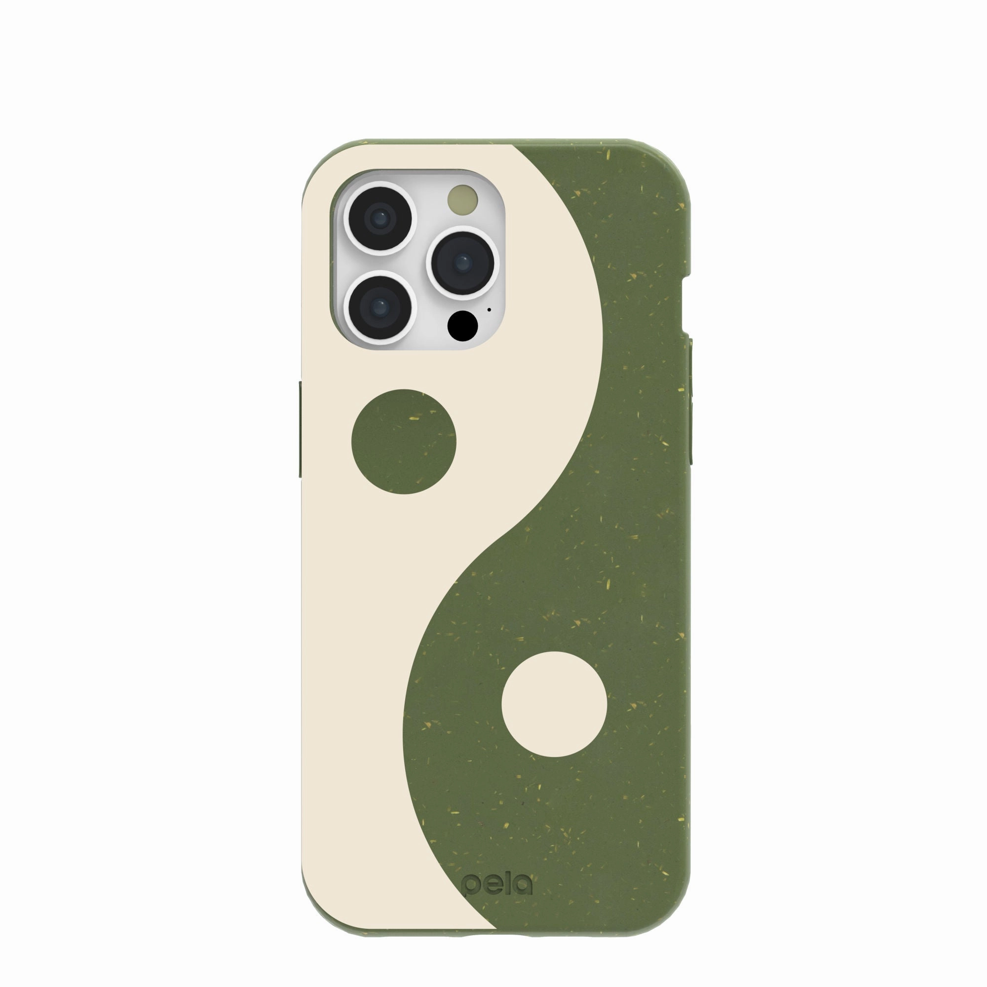 Forest Floor Yin Yang iPhone 15 Pro Max Case Soft Feel Simple Texture