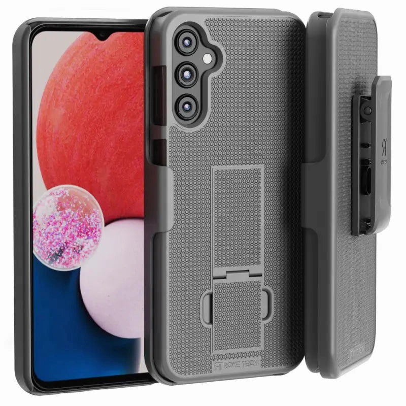 Simple Style Samsung Galaxy A14 5G Belt Clip Holster Phone Case
