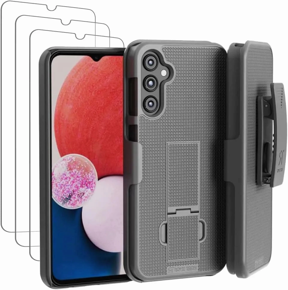 Samsung Galaxy A14 5G Belt Clip Holster Phone Case Stylish Finish Tough Frame