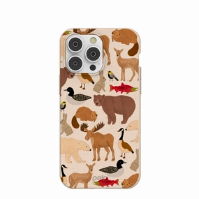 Seashell Wild Canada iPhone 14 Pro Max Case Flexible Surface Texture Ergonomic Feel