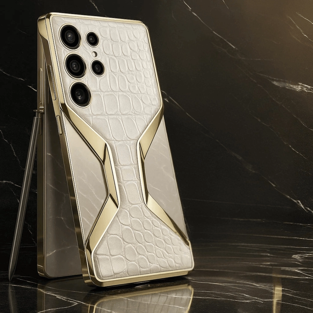 Galaxy S25 Ultra Electroplated Alligator Pattern PU Leather Case Everyday Use Protective Surface