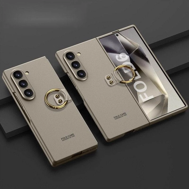 Galaxy Z Fold6 Business Elite Ring Folding Case Light Frame Modern Minimalism