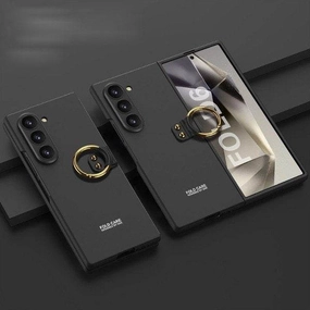 Premium Surface Finish Galaxy Z Fold6 Business Elite Ring Folding Case
