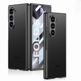 Galaxy Z Fold Series Deluxe Matte Robust Frame Case Minimal Pattern Texture Wireless charging