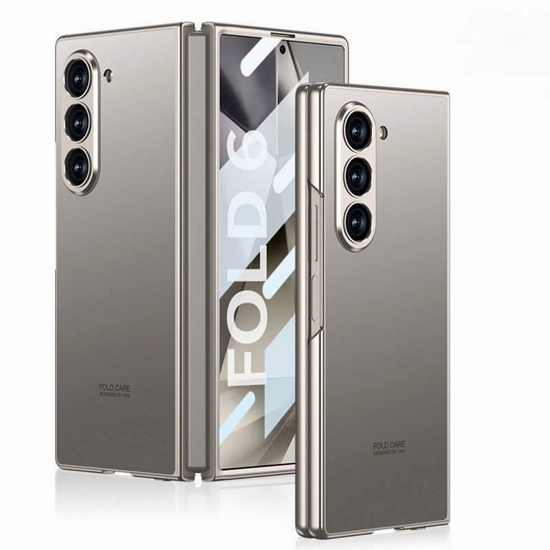 Flexible structure Hybrid Texture Layer Galaxy Z Fold Series Deluxe Matte Robust Frame Case