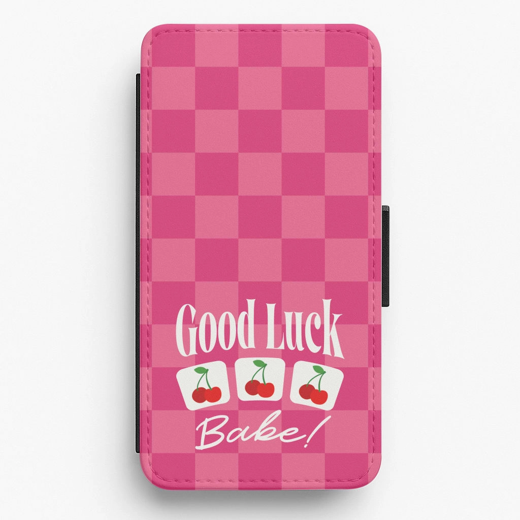 Refined Form Good Luck Babe Cherries Flip / Wallet Phone Case