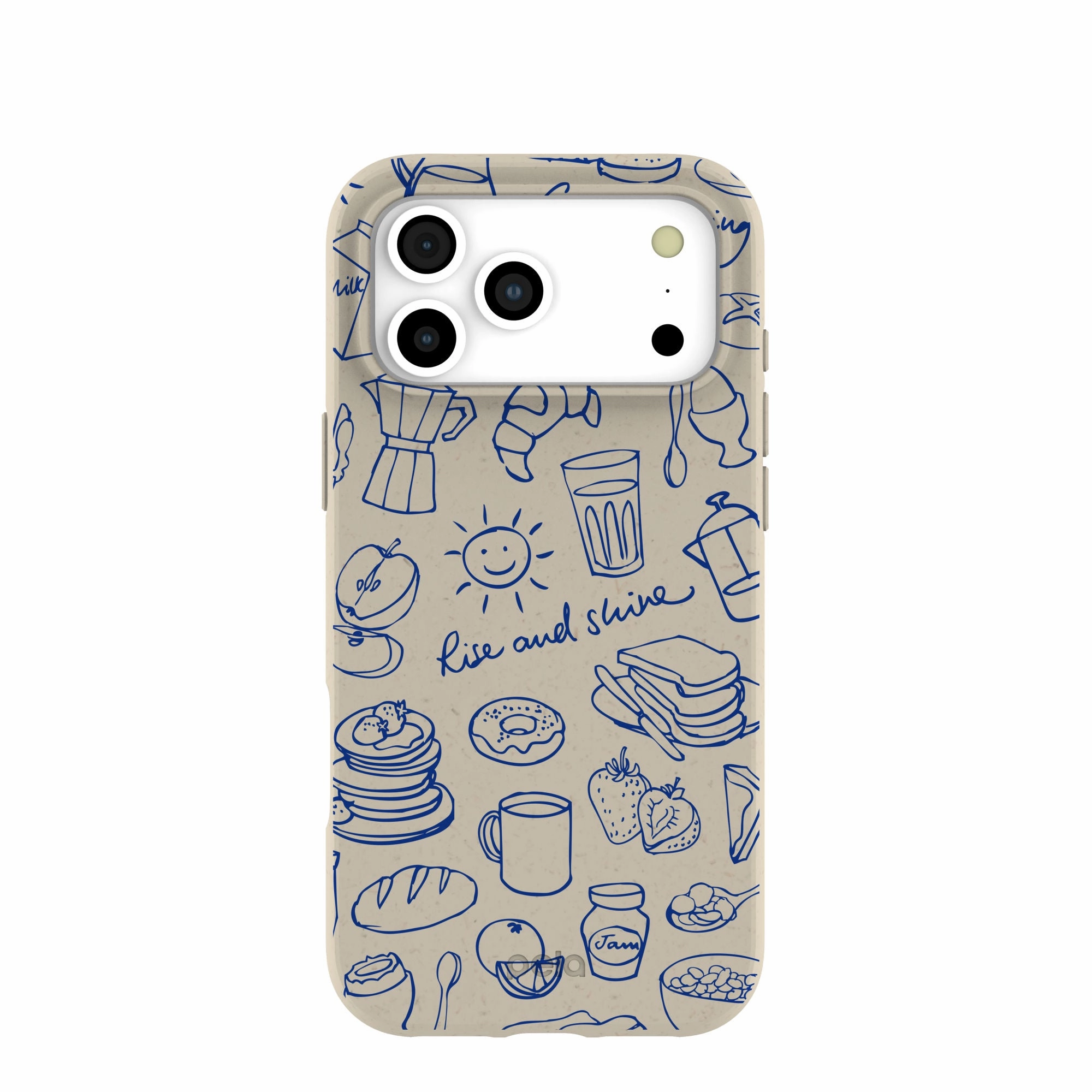 London Fog Rise and Shine iPhone 17 Pro Max Case Trendy Texture Finish Soft touch layer