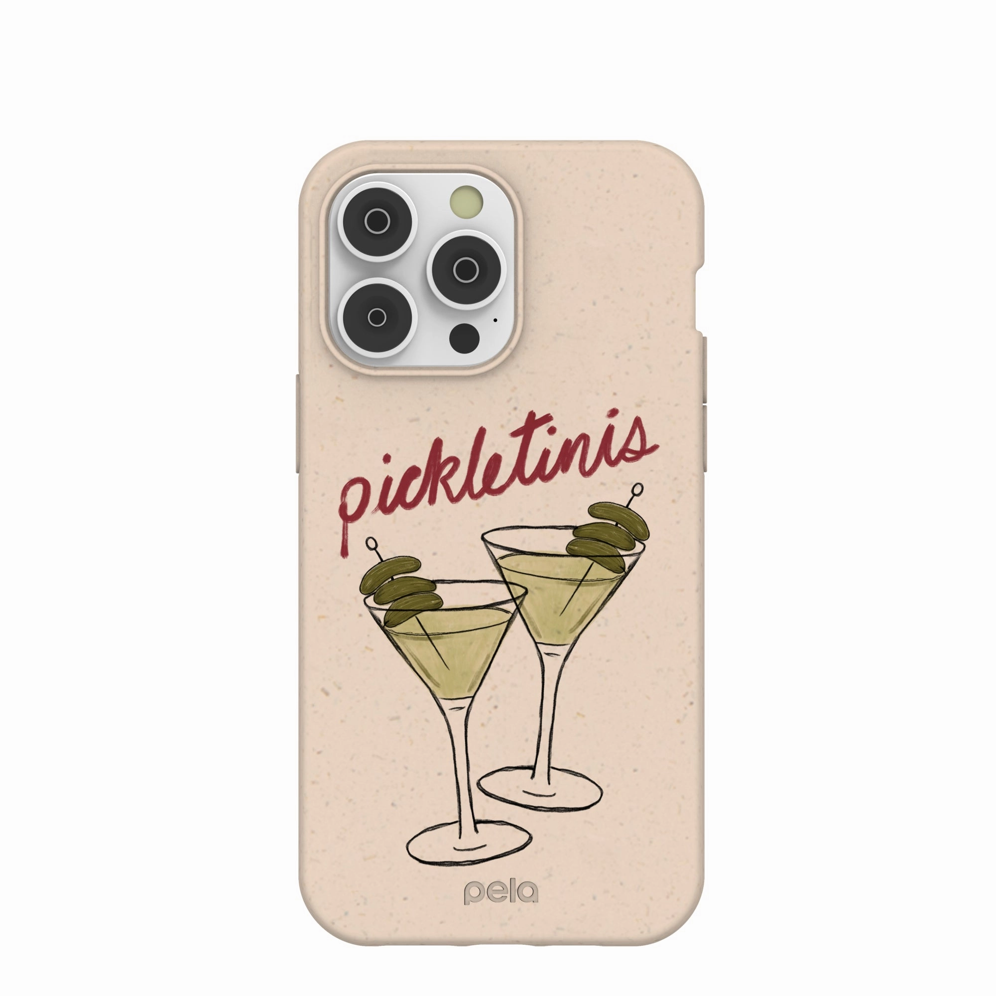 Seashell Pickletinis iPhone 14 Pro Max Case Grip Control