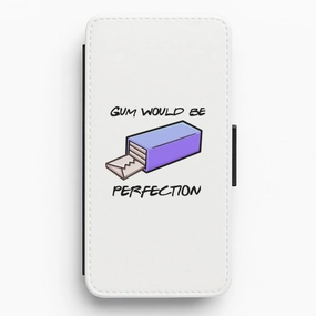 Protective Texture Finish Gum Would Be Perfection - Friends Flip Wallet Phone Case