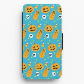Halloween Pattern 1 Flip / Wallet Phone Case Modern Design