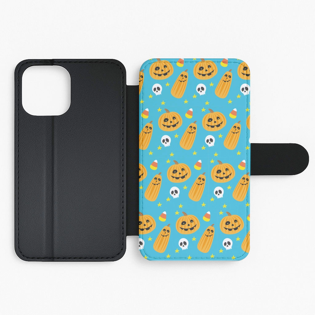 Halloween Pattern 1 Flip / Wallet Phone Case Compact Fit