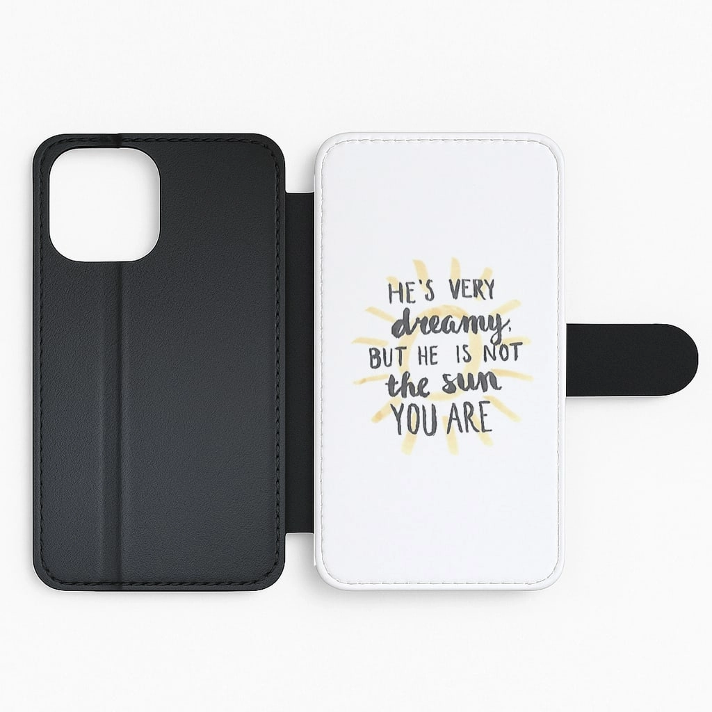 Durable Protection Layer He's Very Dreamy - Grey's Anatomy Flip / Wallet Phone Case